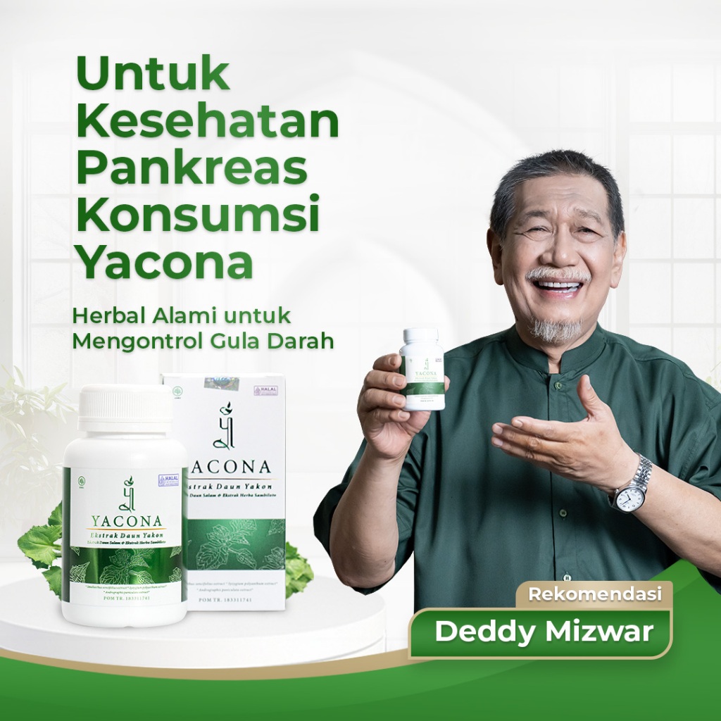 Obat Herbal Diabetes Yacona Kapsul Diabetes Menurunkan Kadar Gula Darah Tinggi Kencing Manis