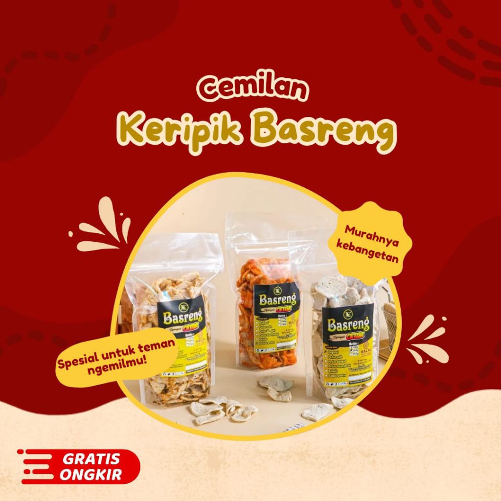 

Basreng/Bakso Goreng/Keripik Basreng/Basreng Cetar/Basreng by Nyonya Cetar