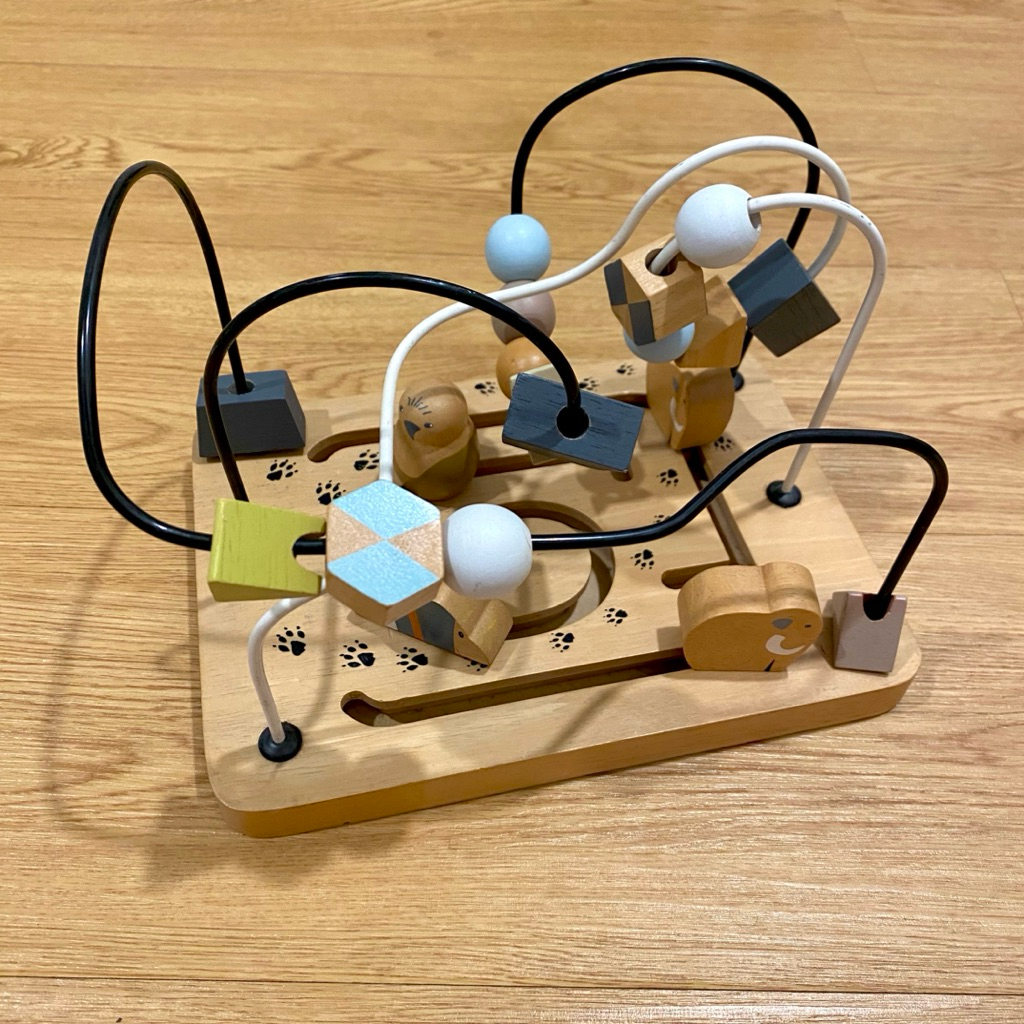 PRELOVED Kid's Concept Neo Bead Maze | Mainan Edukasi Anak Bayi Baby Wire Wayer Kayu Wooden Motorik 