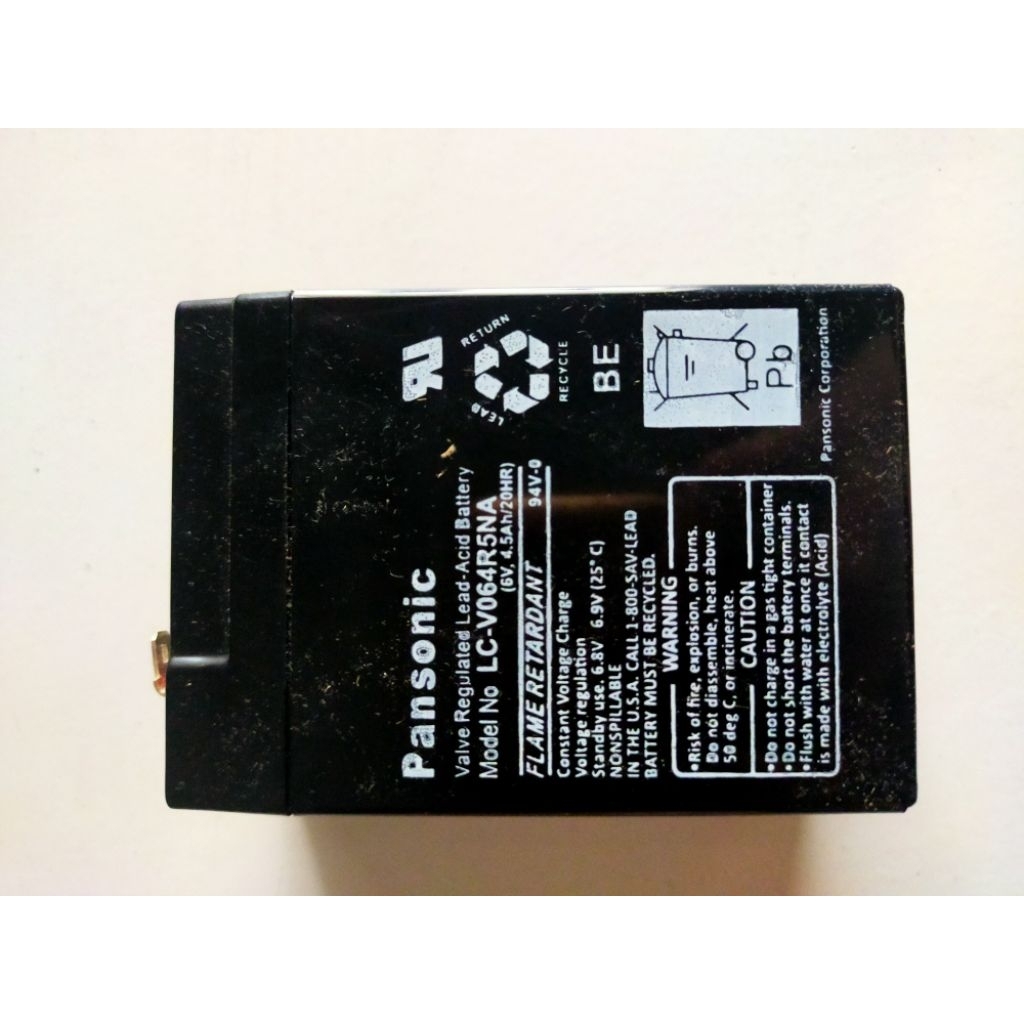 aki 6v 4,5ah baterai 6 v 4,5 ah