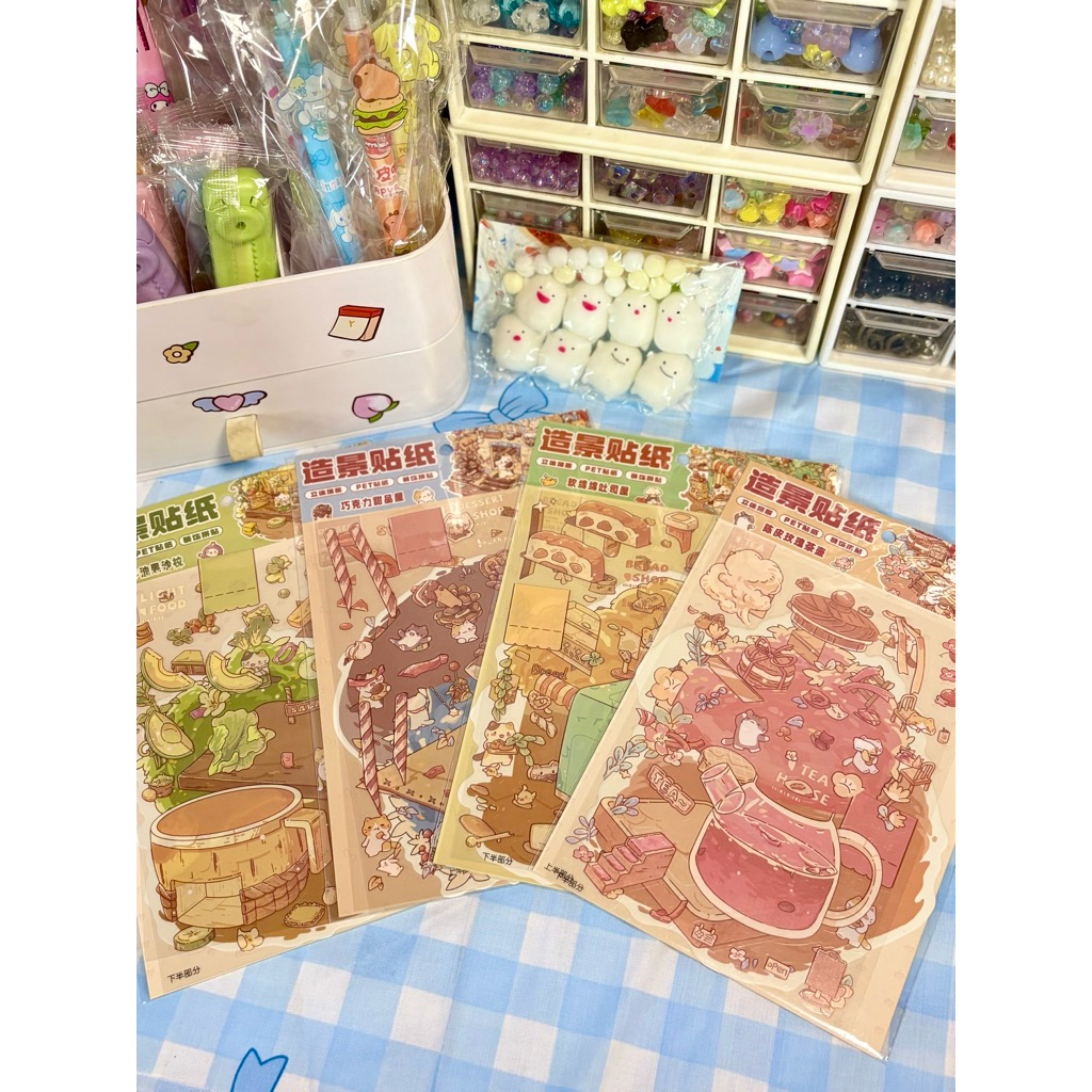 

sticker 3D room aesthetic lucu