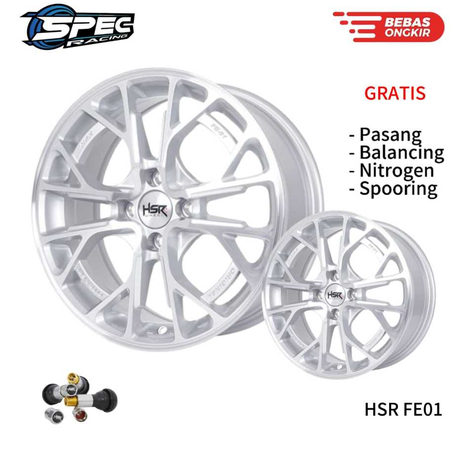 Velg Mobil Racing 16 Hsr Fe01 Untuk Yaris Brio Jazz Vios Ignis Dan Sigra