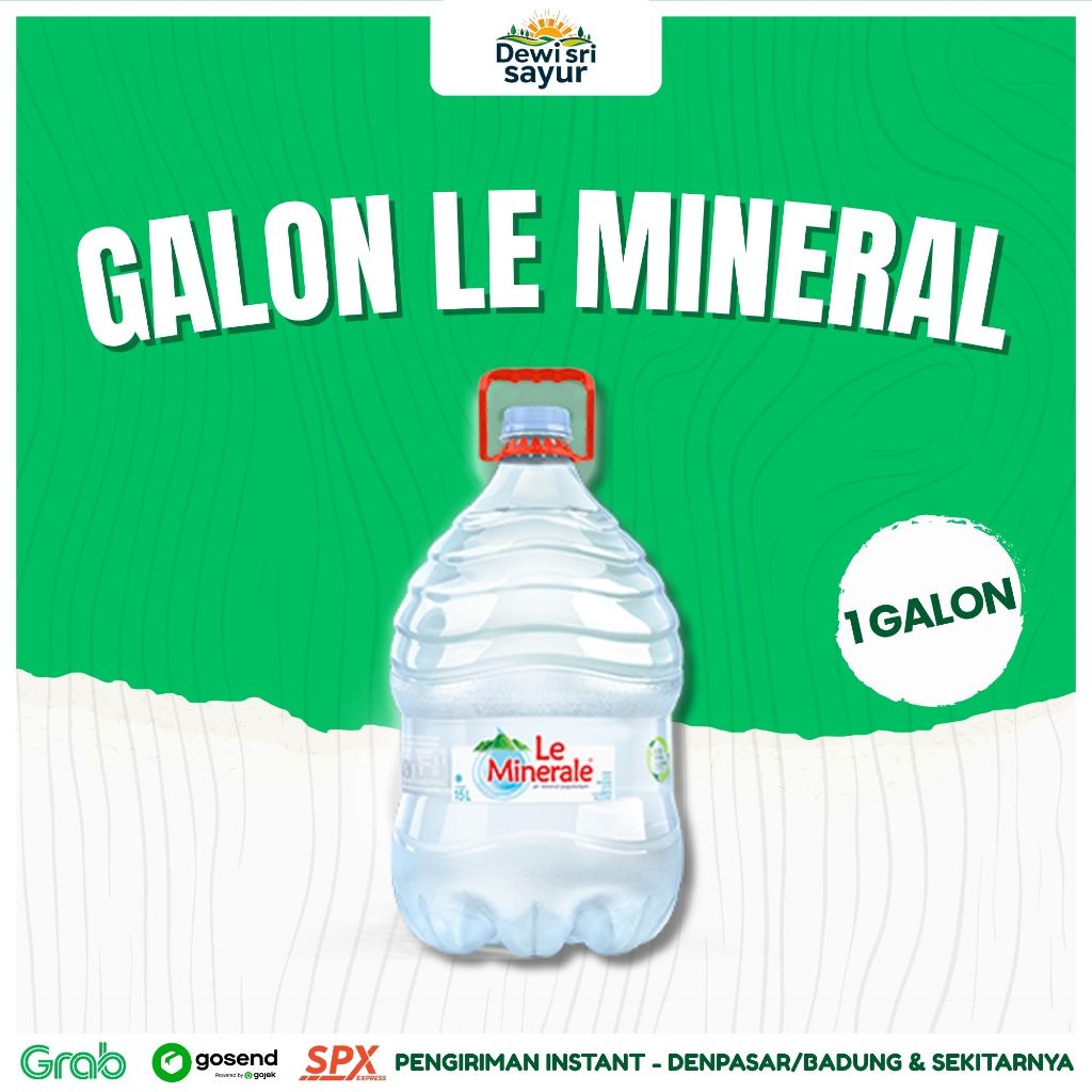 

Galon Le Mineralle 1 galon – Dewi Sri Sayur