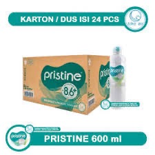 

Pristine Air Minum Kemasan Botol 600ml pH Tinggi