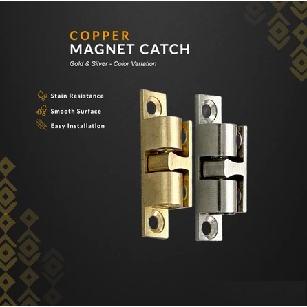 Magnet Capit Udang Ajaib Push To Open Engsel Penutup Otomatis Pengaman Pintu Laci Lemari Magnetik