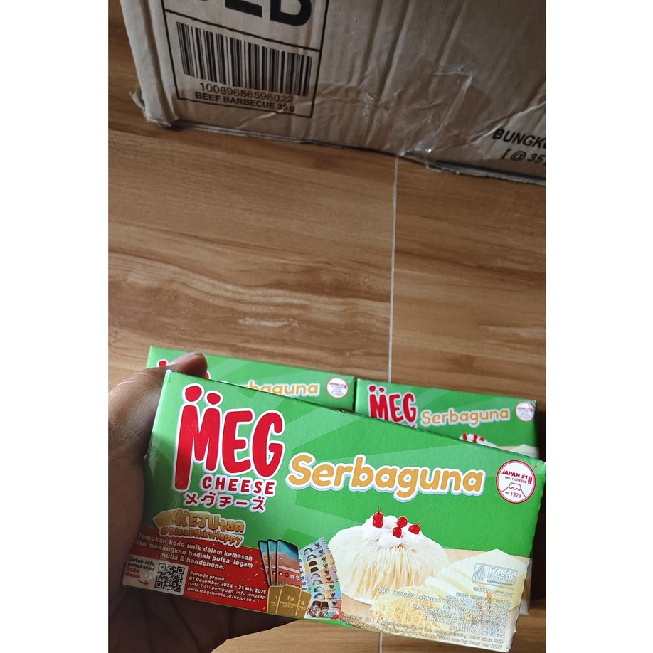 

PROMO SUPER MURAH KEJU MEG CHEESE SERBAGUNA 160GR