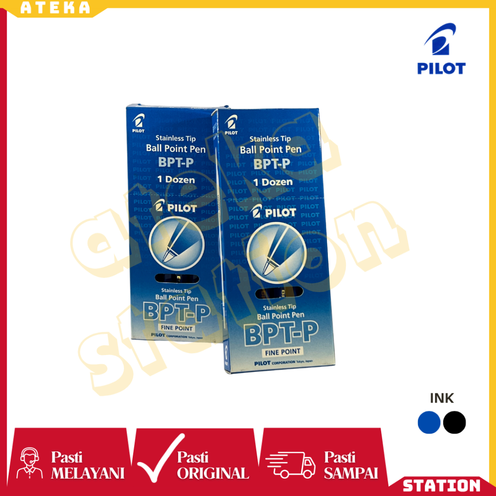 

BOLPEN / PENA PILOT BALL POINT PEN (BPT-P) 12 PCS / Bolpen Pilot