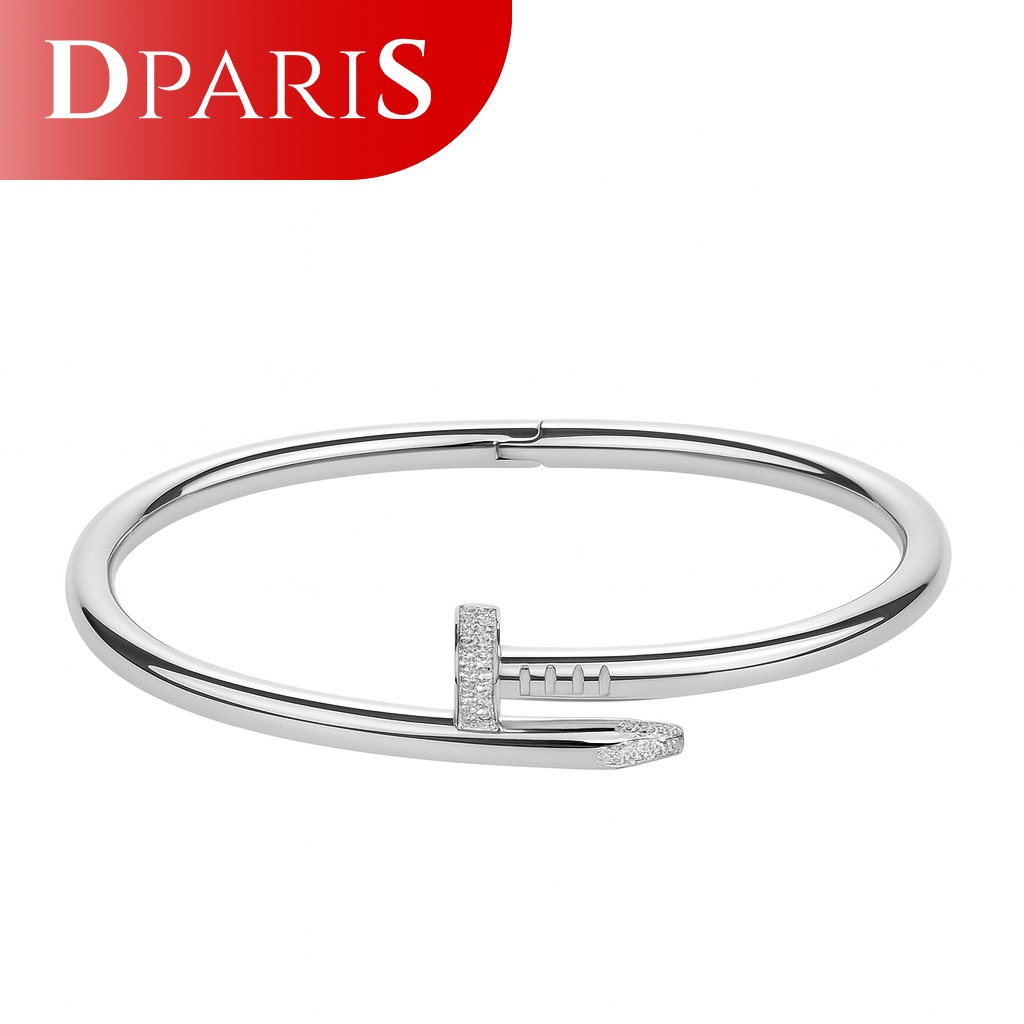 DPARIS New Collection Gelang Silver Nail SGT390GB