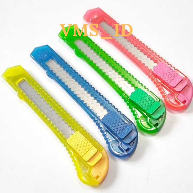 

Cutter Transparan Warna / Pisau Cutter Transparan Warna MURAH Besar