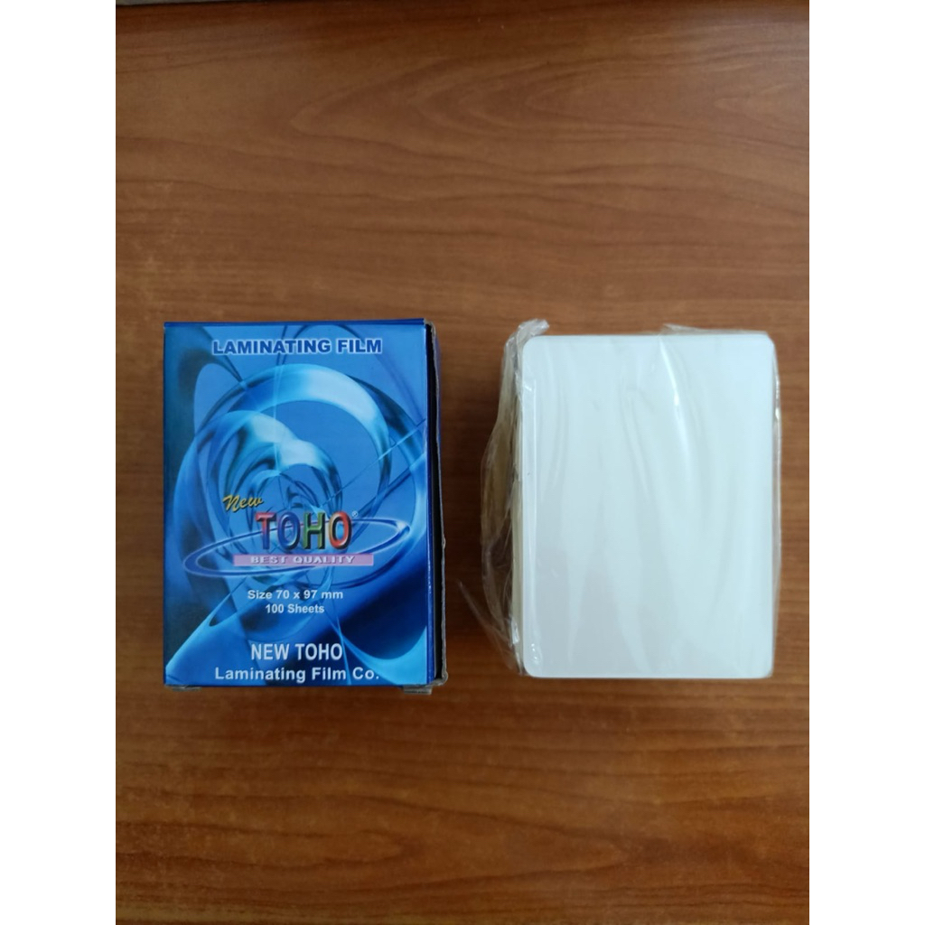 

Plastik laminating ktp / e-ktp tebal 250 micron isi 100 lbr