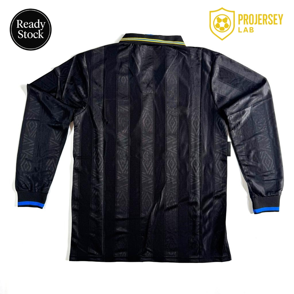 (BARU) RETRO LS JERSEY BOLA MAN UTD AWAY 1993 1995 LENGAN PANJANG