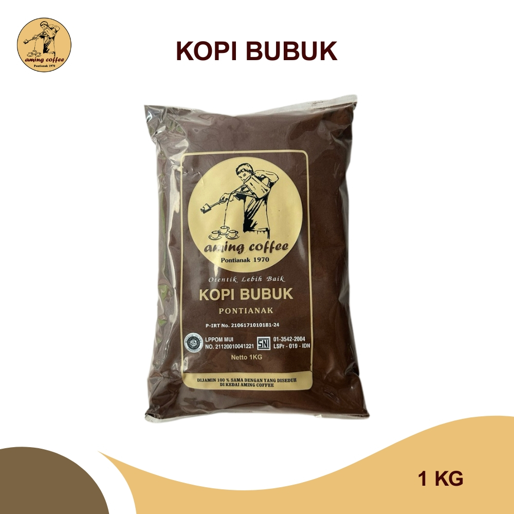 

AMING COFFEE - Kopi Bubuk Pontianak - 1 Kg