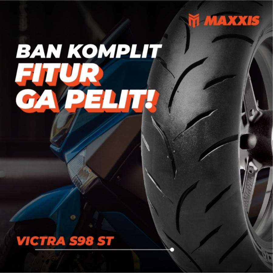 SNI Ban MAXXIS 110/80-14 VICTRA ST, M6239 TUBELESS Ban Motor ADV 150, AEROX 155, VARIO 150, Depan / 