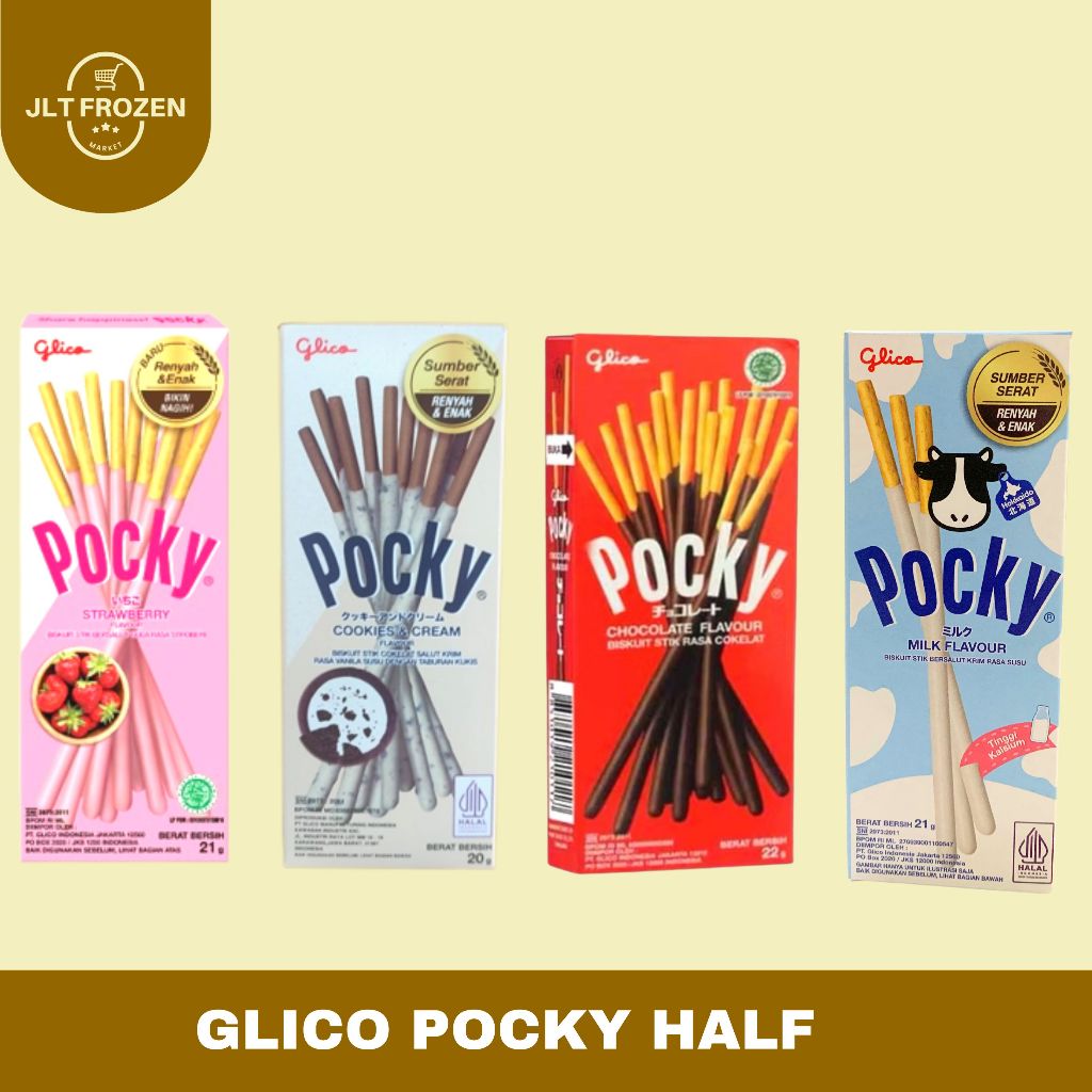 

Glico Pocky Mini Pack Coklat / Strawberry / Coookies & Cream - 1 PCS