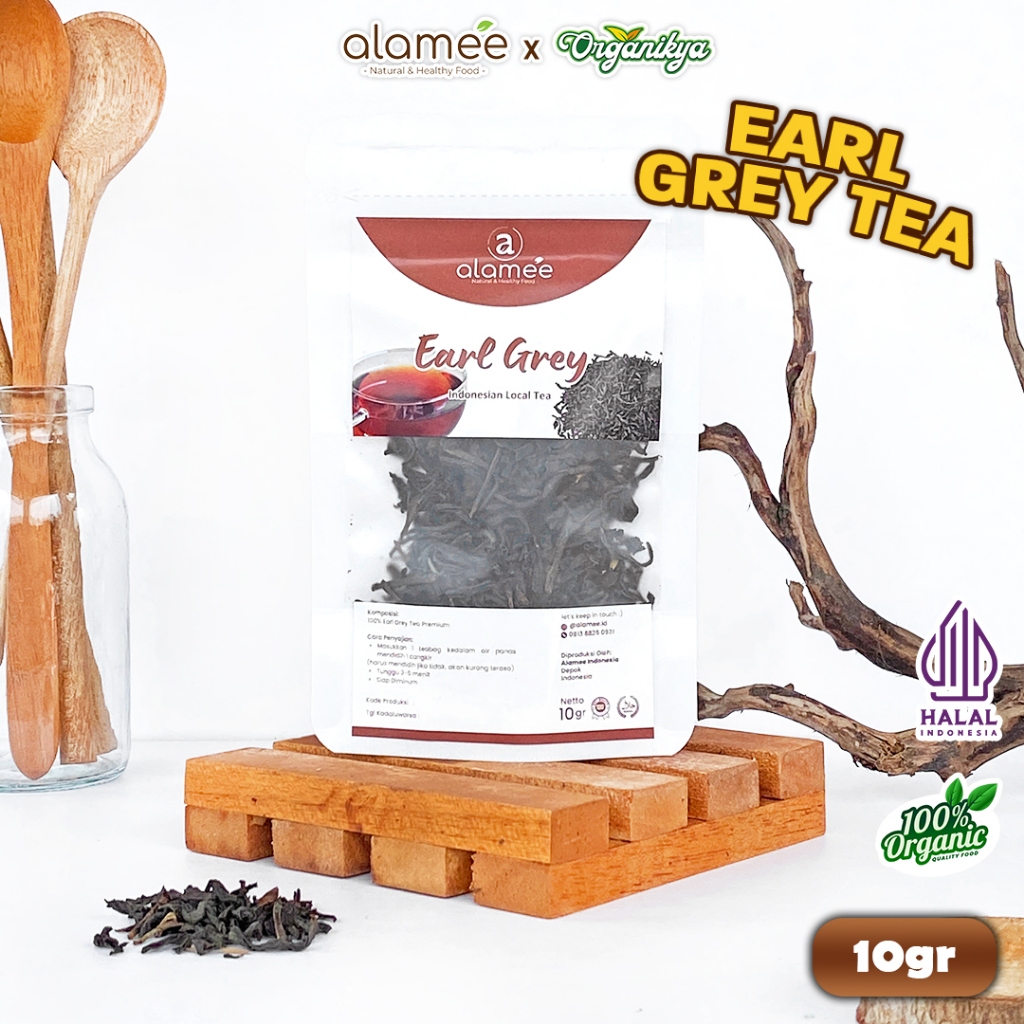 

Teh Grey Tea Teh Herbal Tradisional Indonesia Alami Sehat Organik Organic Siap Seduh 10 Gr organikya