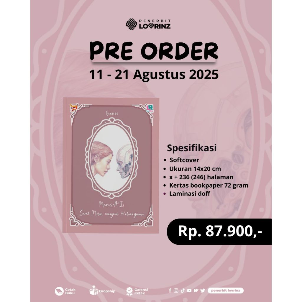 Buku Original "Manus-Ai : Saat Mesin Menjadi Keluargamu"