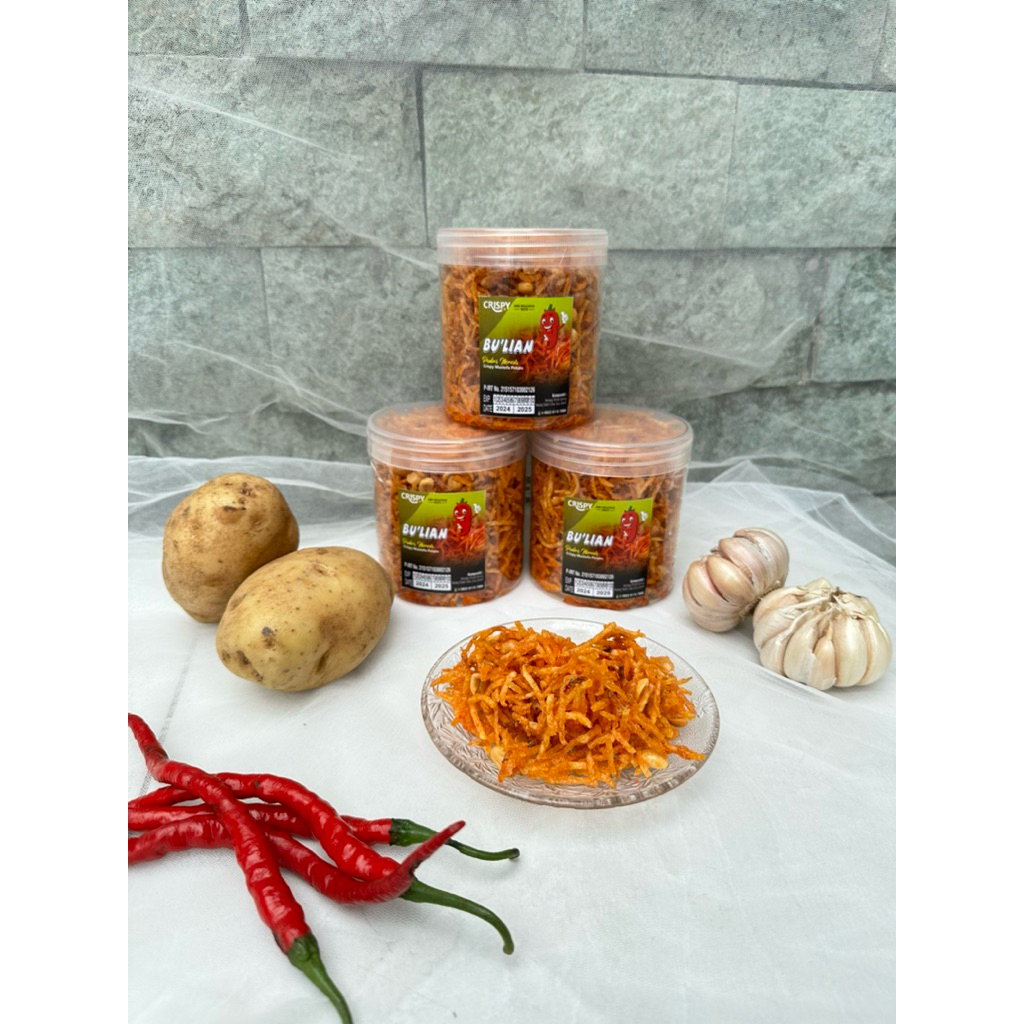 

Kentang mustofa toples 200gr enak / kentang mustofa pedas manis / kentang mustofa gurih