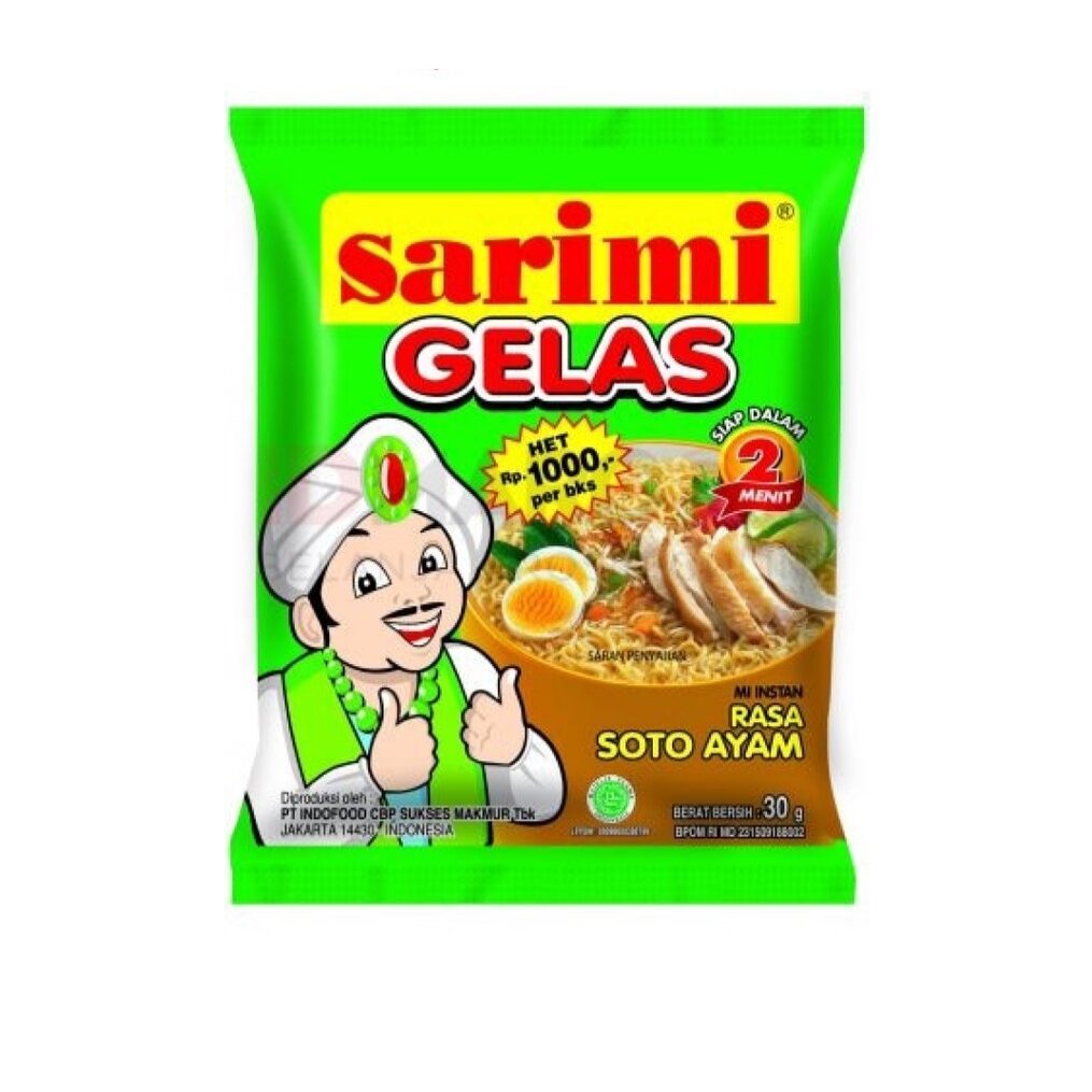 

SARIMI GELAS MI INSTAN RASA SOTO AYAM 1 DUS 12 PCS