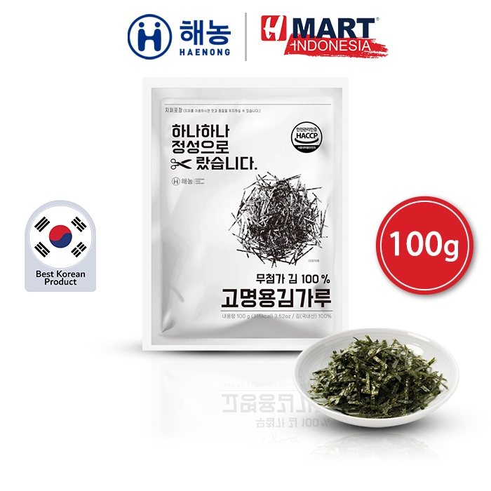 

HAENONG Roasted Laver Powder - Rumput Laut Panggang Bentuk Bubuk 100g