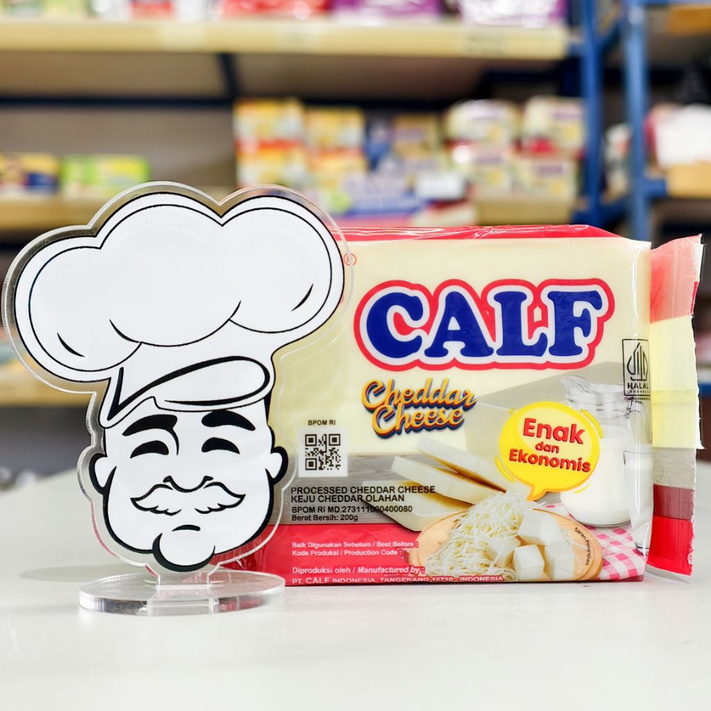 

Keju Calf 200Gr / Calf Cheddar 200Gr / Cheddar Cheese 200Gr / Keju Parut 200Gr