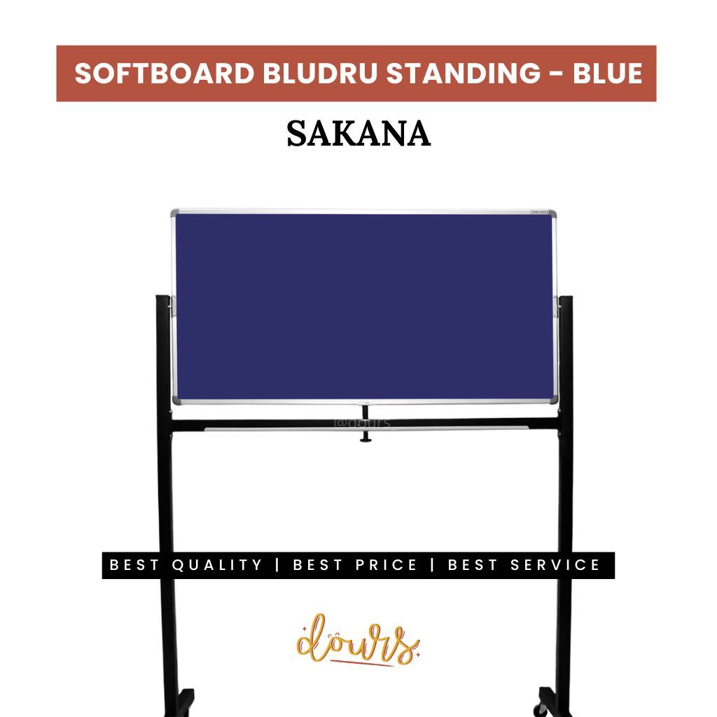 

SoftBoard Papan Tulis SAKANA STANDING 60x90 60x120 80x120 90x120 90x180 120x180 120x240 Push Pin