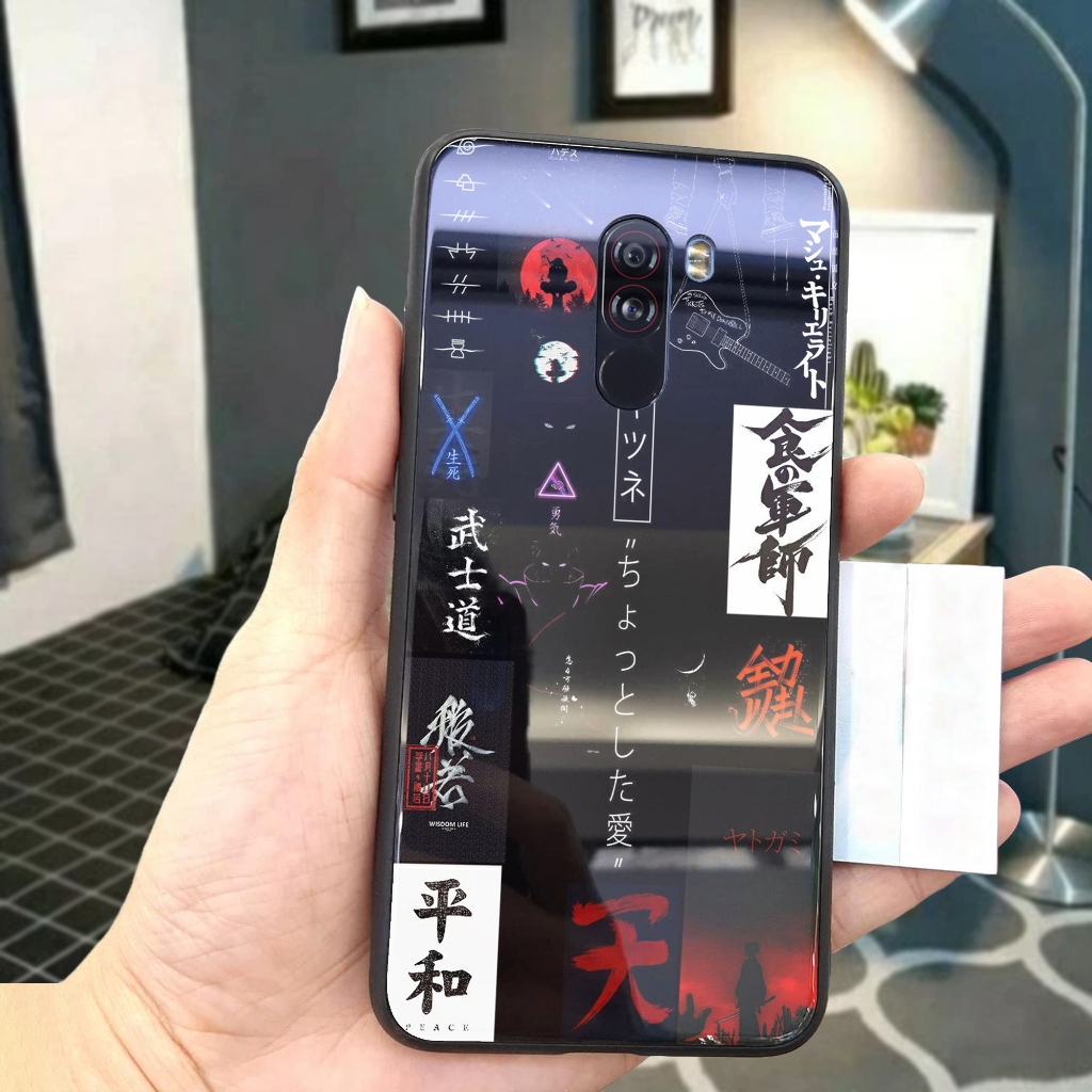 Casing Poco F1 Terbaru AESTHETIK BLACK Case Pocophone F1 Softcase Hp Glossy Kesing Silikon Bisa Cod