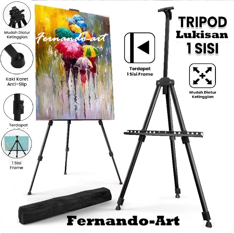 

BN - Standing Kanvas Lukis Besi 1 Sisi / Tripod Banner Berdiri / Easel Kanvas / Stand Banner Akrilik