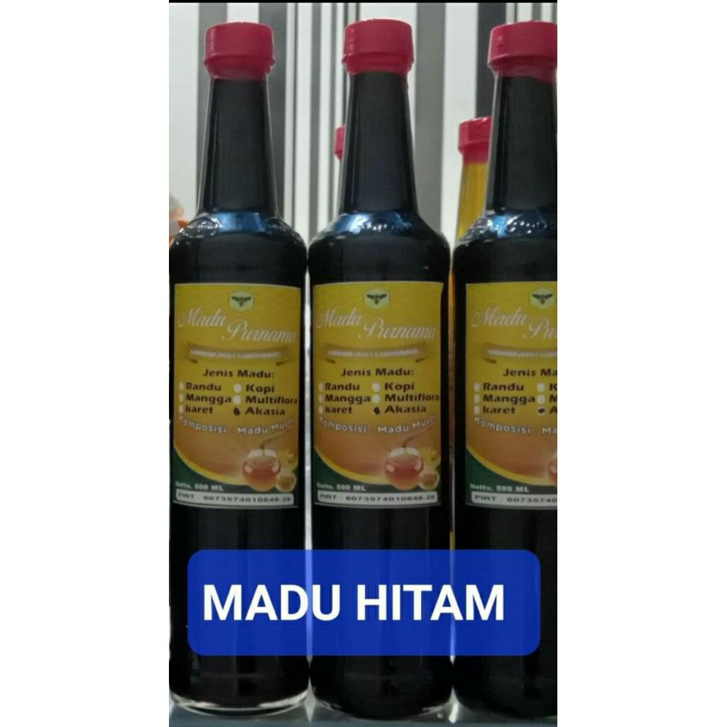 

madu hitam bunga akasia