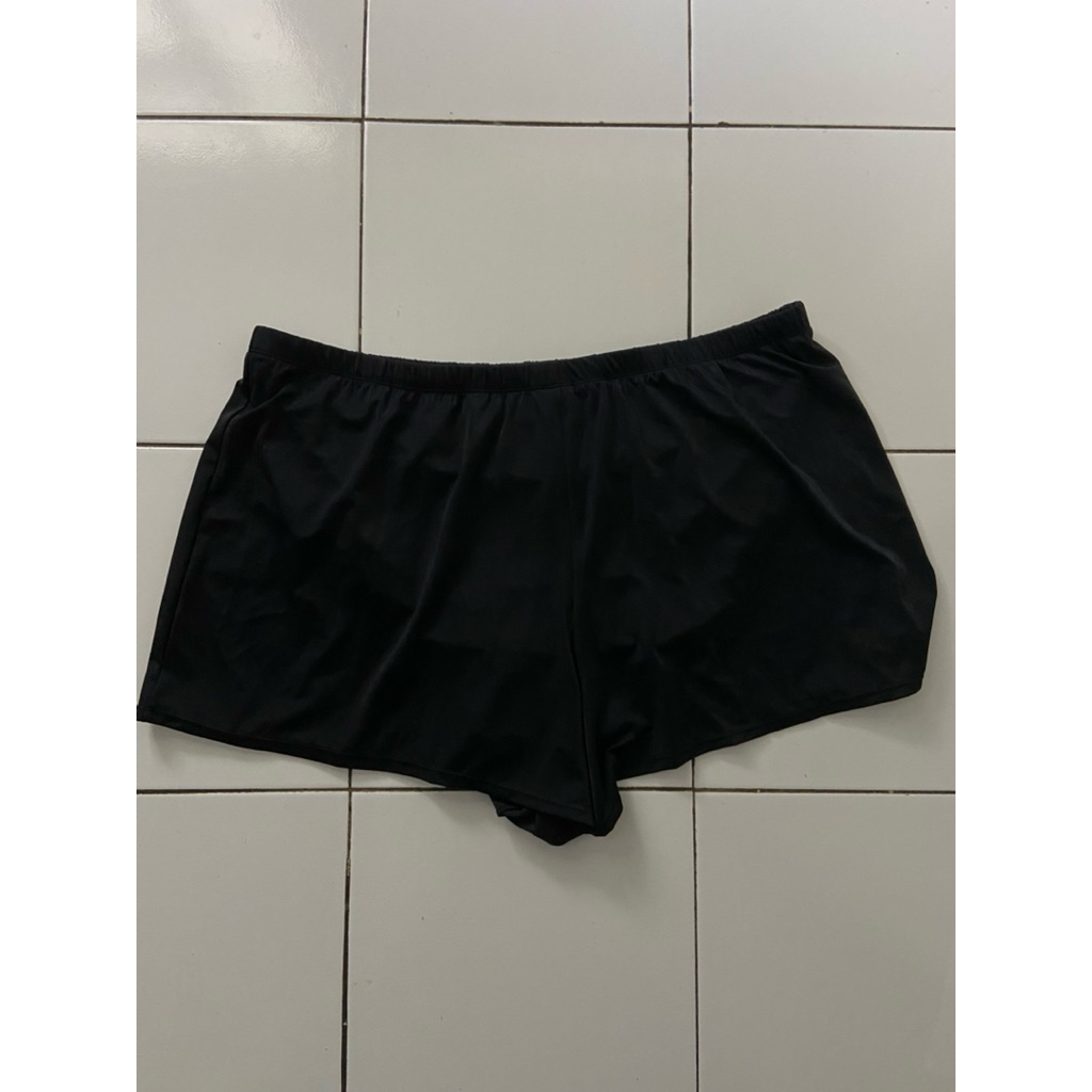 Celana Lejing Hitam Pendek Jumbo Tebal (Baru)