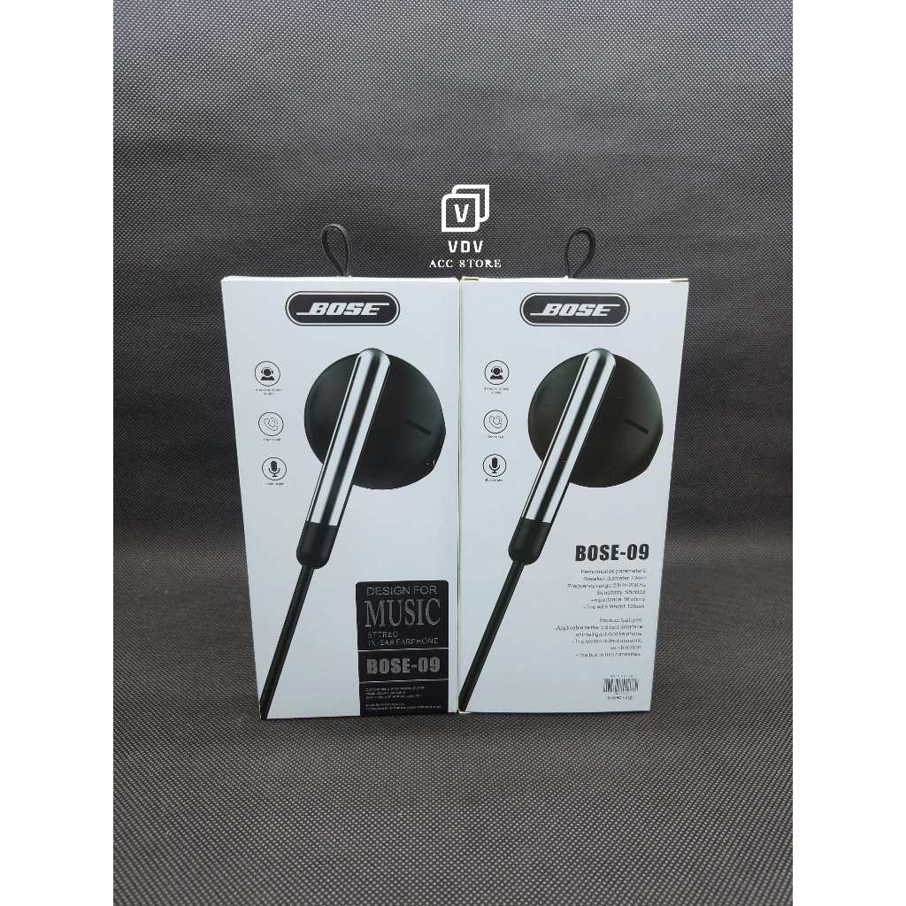 HEADSET / HANDSFREE BOSE-09 SUPER BASS