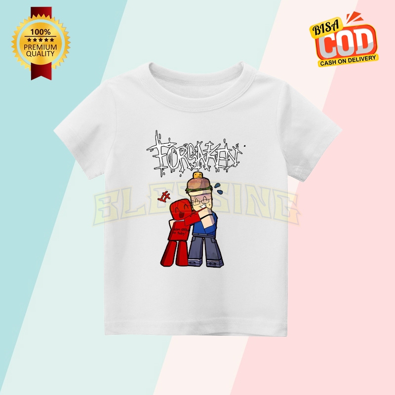 Baju Kaos Anak Motif Forsaken Roblox Coolkids vs 007n7 - Baju Kaos Anak Laki Laki Dan Perempuan