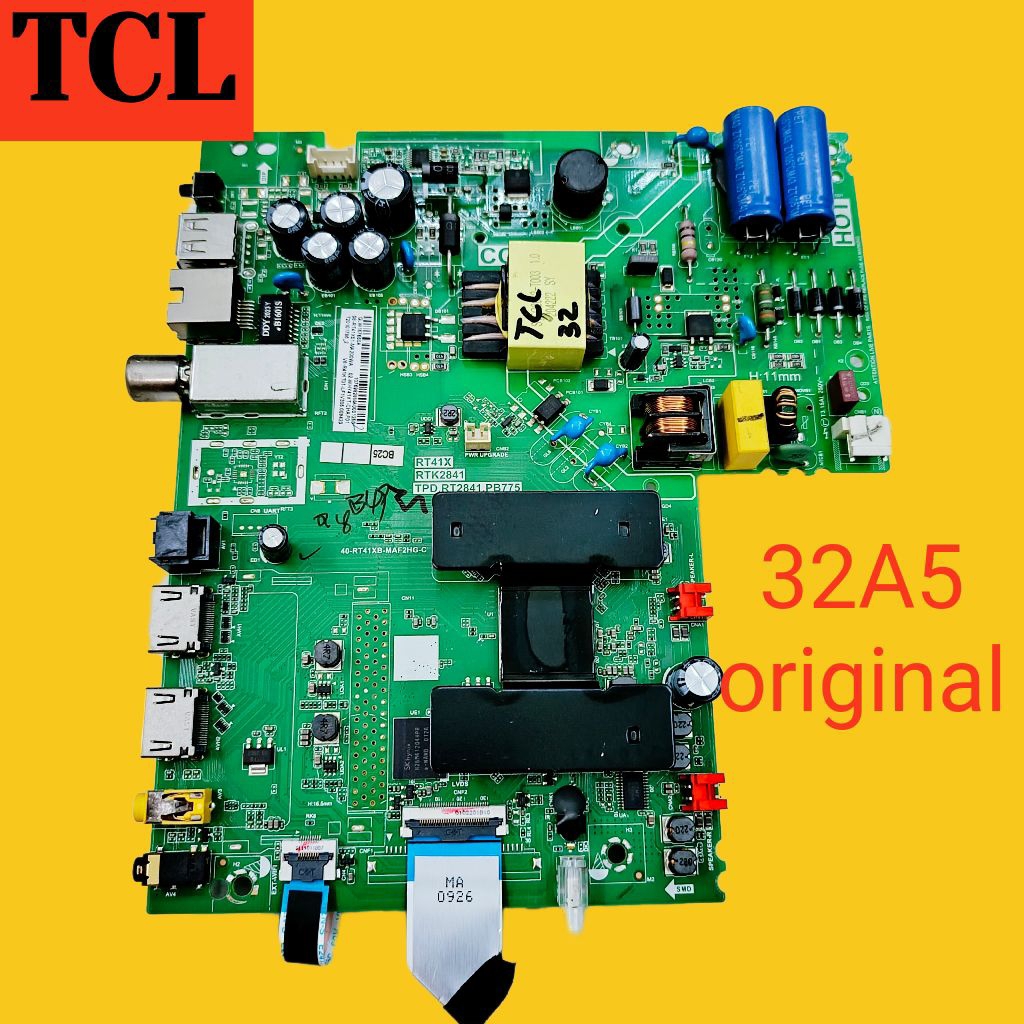 MAINBORD TV TCL 32A5 - MB TV TCL 32A5 - MOTHERBOARD TV TCL 32A5 SOKER KECIL - MOBO TV TCL 32A5 SOKET