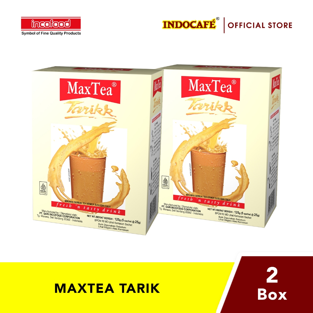 

2 Kotak MaxTea Tarikk (5 sachet)