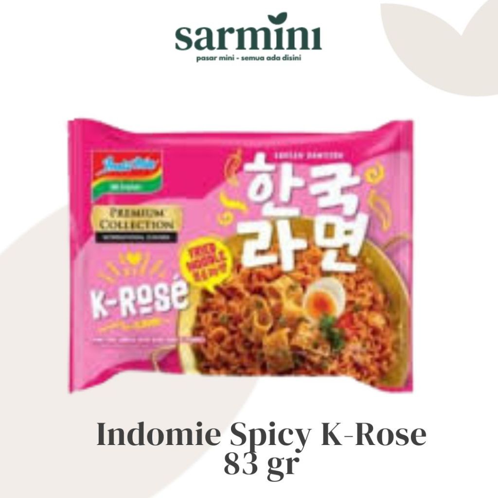 

Indomie Premium Korean Ramyeon K- Rose 85gr