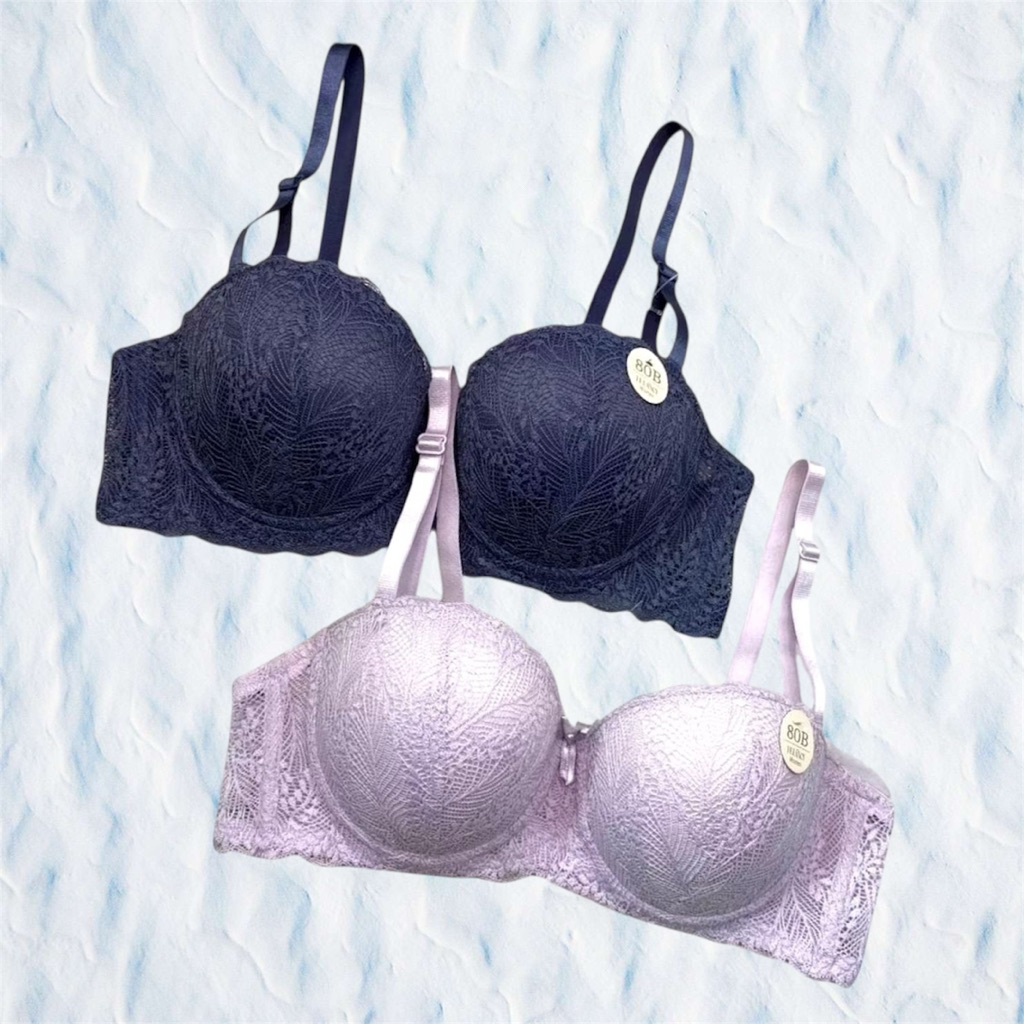 Bra Wanita FELANCY 01310 Berkawat - Cup 1/2 - Model Brokat Mewah - Ukuran 34B-38B