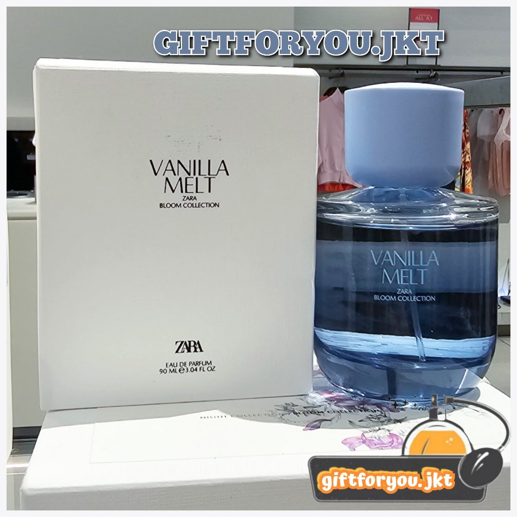 Zara Vanilla Melt 90 ml Parfum Wanita Original Eau De Parfume EDP Woman Women Vanila Perfume Minyak 