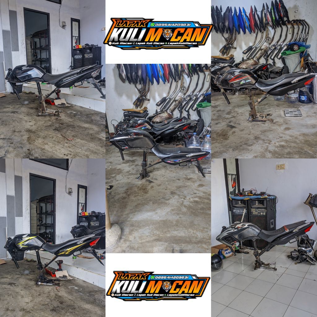 Body Set Rangka Tirev Bodi Sasis Casis Tiger Revo Tangki Original Copotan