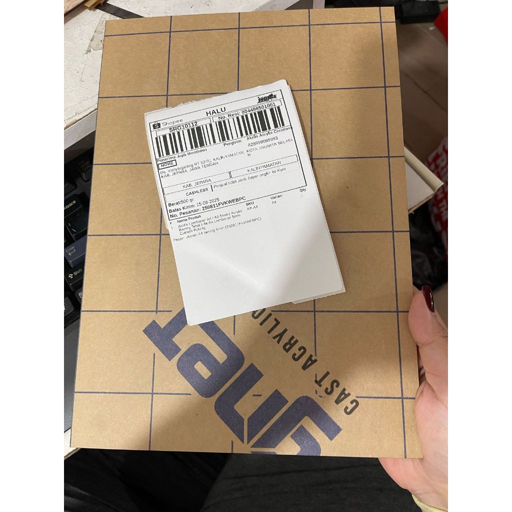 

Pesanan akrilik ngunardi