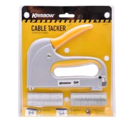 

Krisbow Stapler Cable Tacker