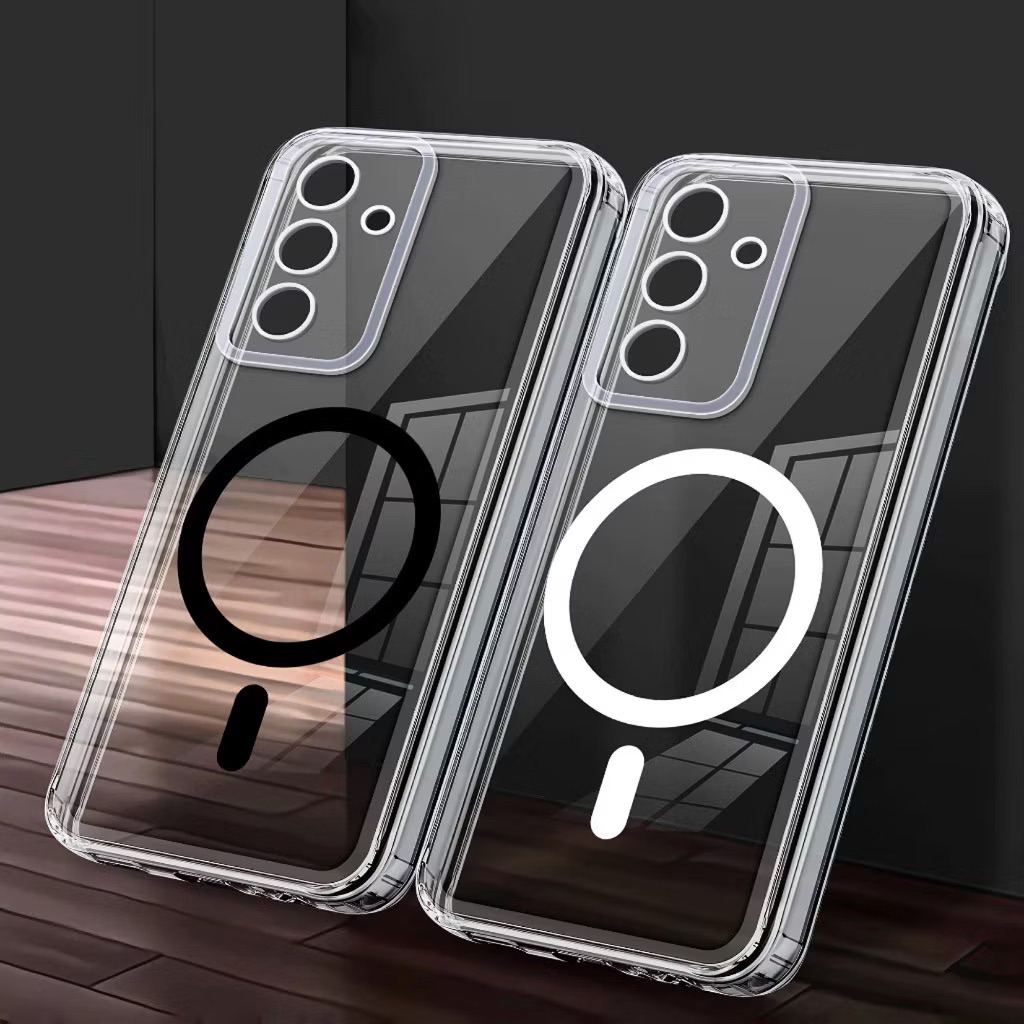 Softcase Airbag Clear Case Bening Samsung A16 A55 A06 A25 A05S A54 A23 A13 A35 S23 FE MAGSAFE CBM-01