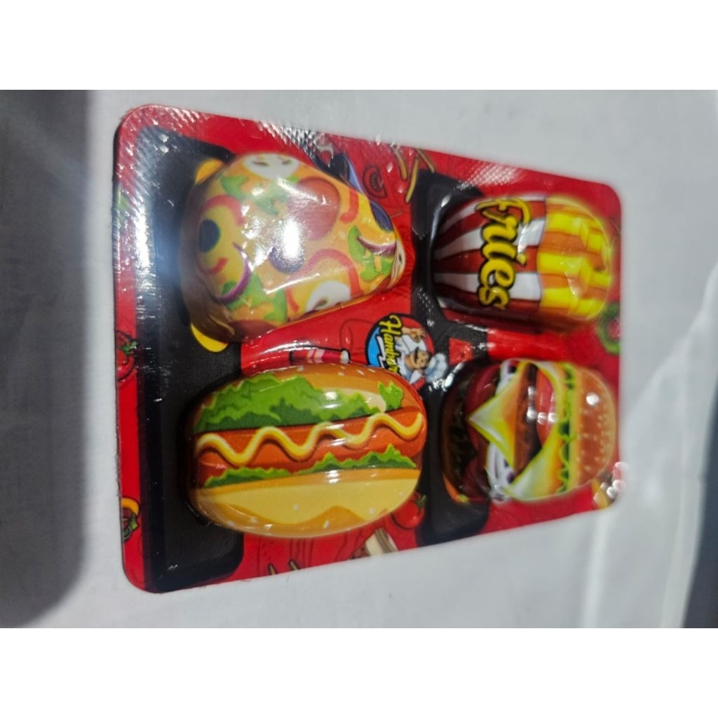

Coklat Biskuit 3D bentuk Burger isi 30 pcs