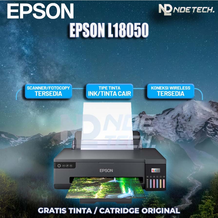 Printer Epson L18050 - Free Tinta Original