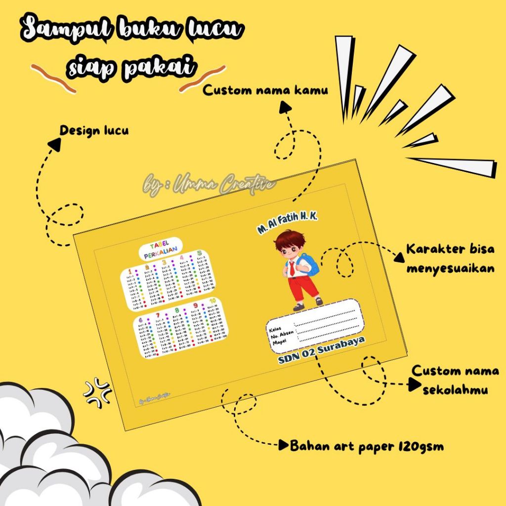 

Sampul Buku Anak Laki Laki - Series Seragam C