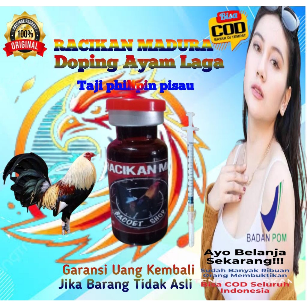 Doping ayam aduan Racikan Madura Asli Original