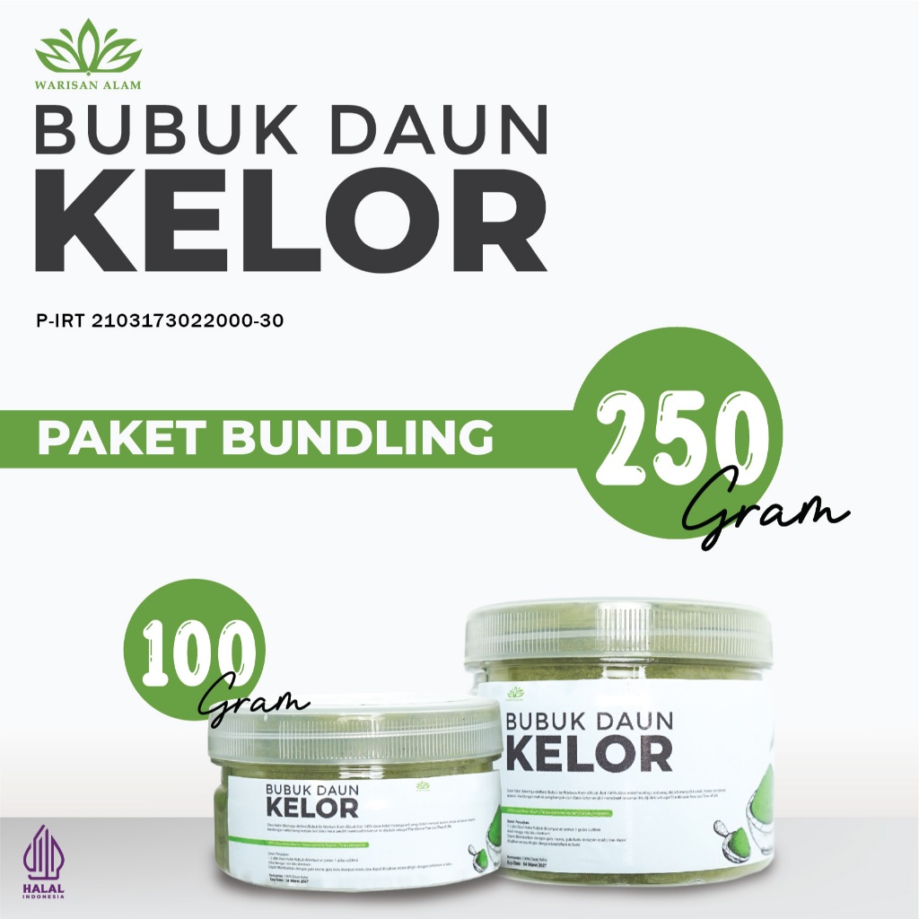 

BUBUK DAUN KELOR WARISAN ALAM BUBUK KELOR (100GRAM + 250GRAM) DAUN KELOR ORGANIK SERBUK PREMIUM SUPER HALUS BUBUK KELOR