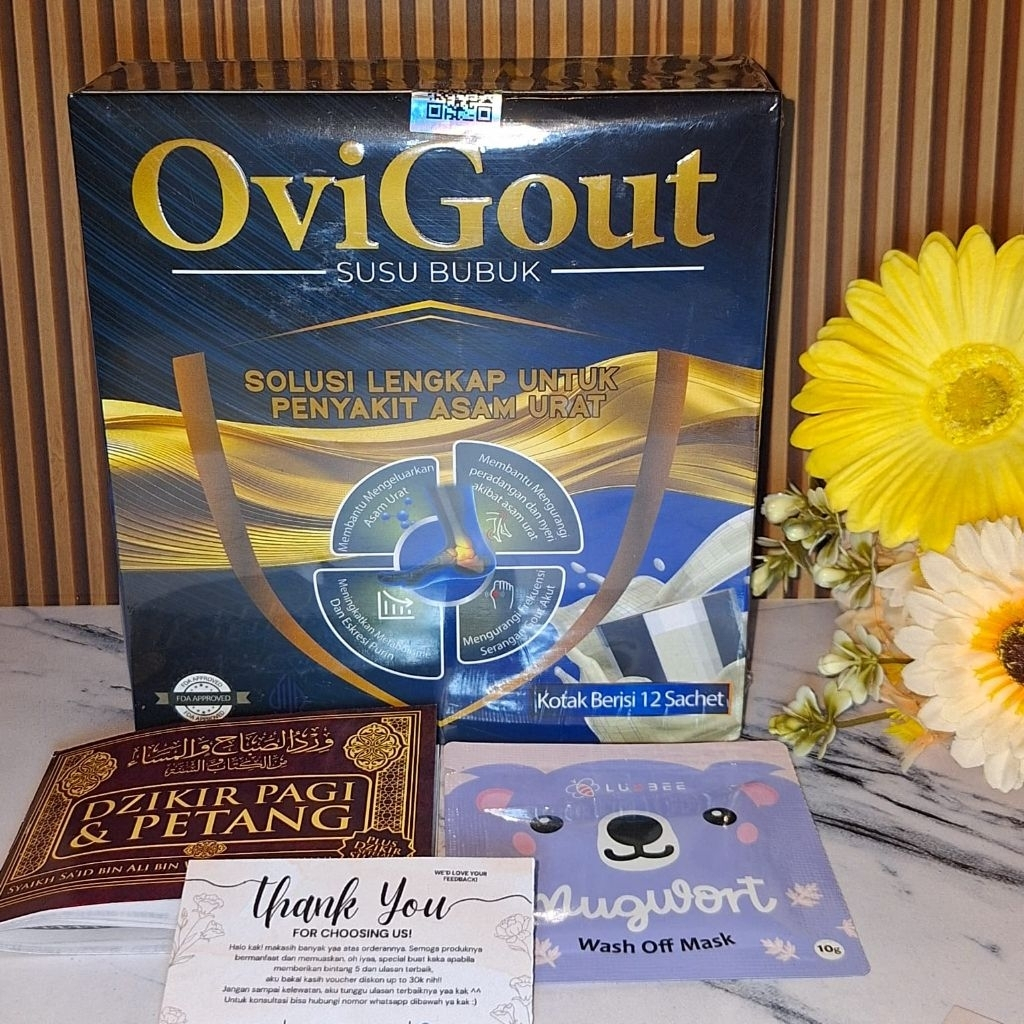 

SUSU OVIGOUT UNTUK PENDERITA ASAM URAT DAN NYERI SENDI SUDAH BPOM DAN HALAL DAPAT MEMBANTU PERMASALAHAN