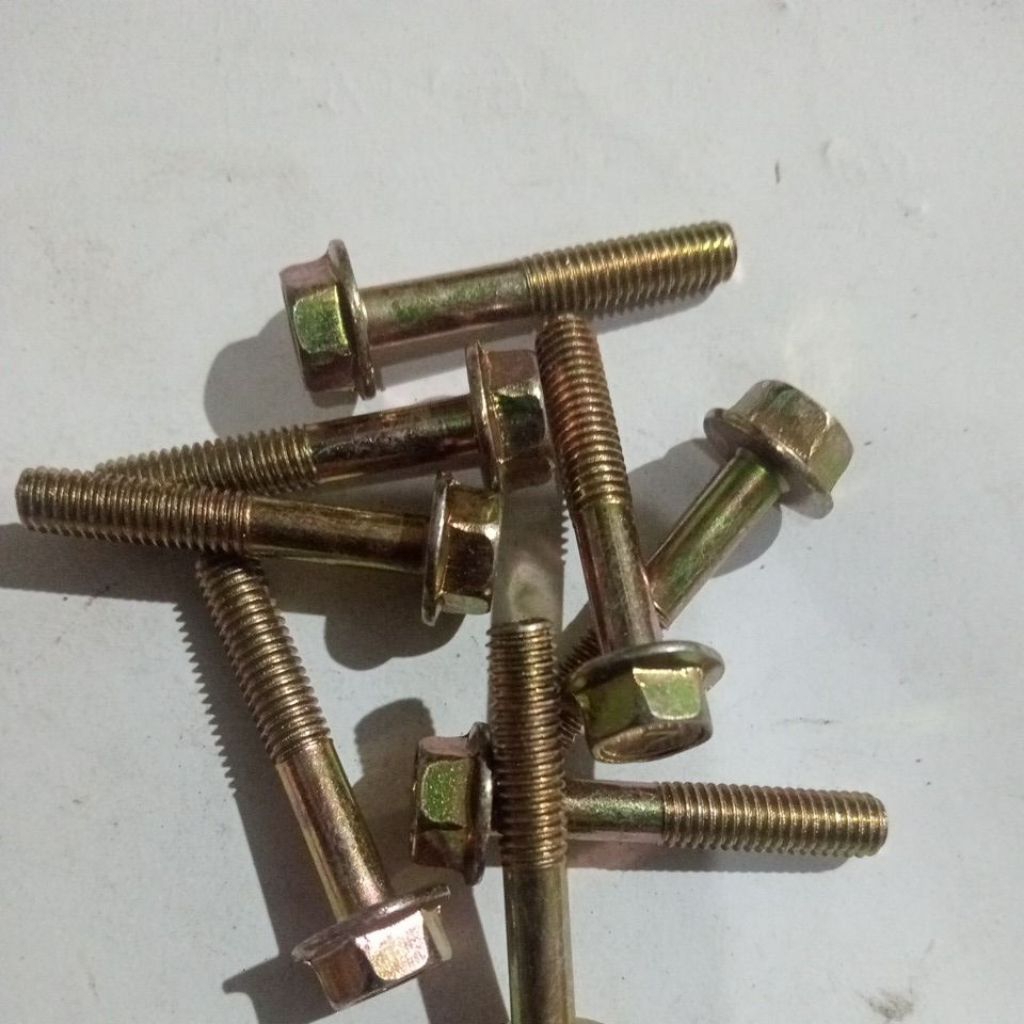 baut pelangi/Flange bolt M6x35