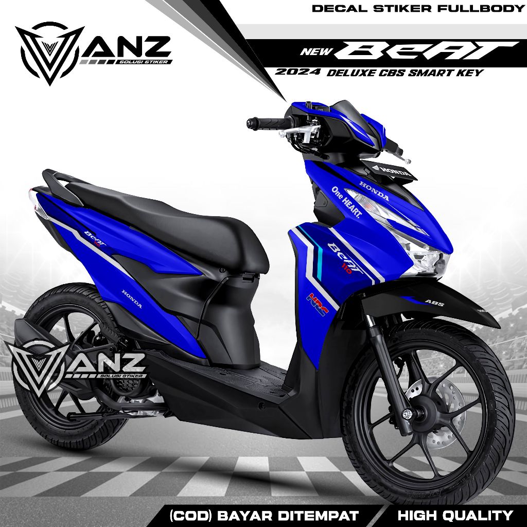 Terbaru Decal Dekal Stiker Motor Beat Deluxe Cbs Key Fullbody Stiker Terlaris tahun 2024 2025