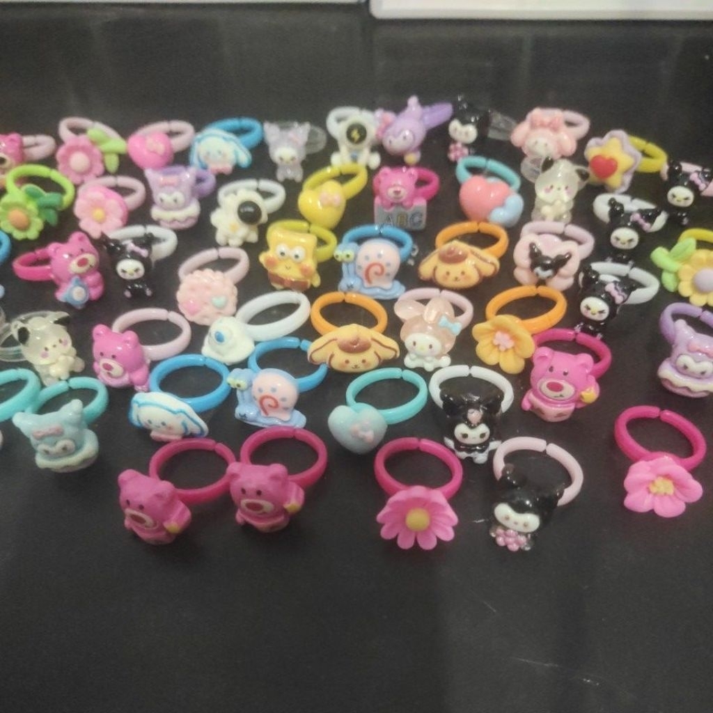 cincin anak anak cincin plastik anak lucu