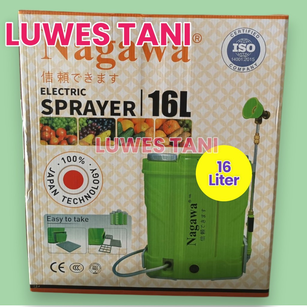 NAGAWA 16 LITER Tangki Sprayer Elektrik Original DULU YOKOHAMA